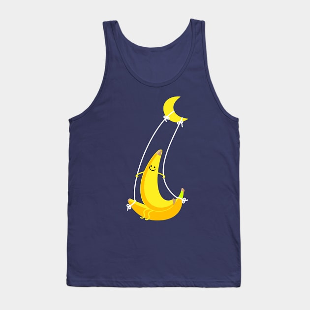 Banana on the swing Tank Top by spontania